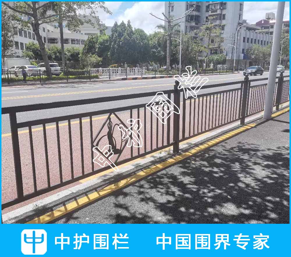 人行道帶雕刻版護欄