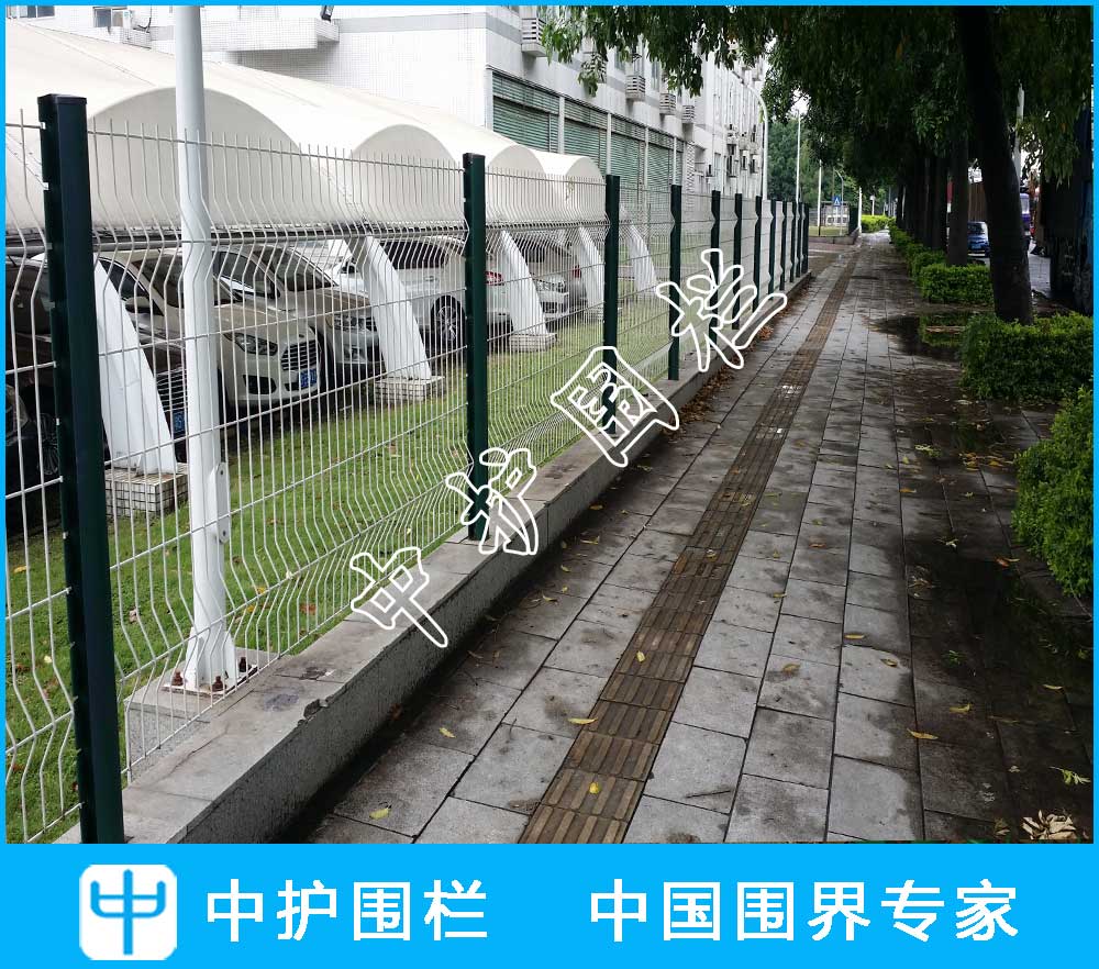 東莞中儲糧圍墻鐵絲網護欄工程項